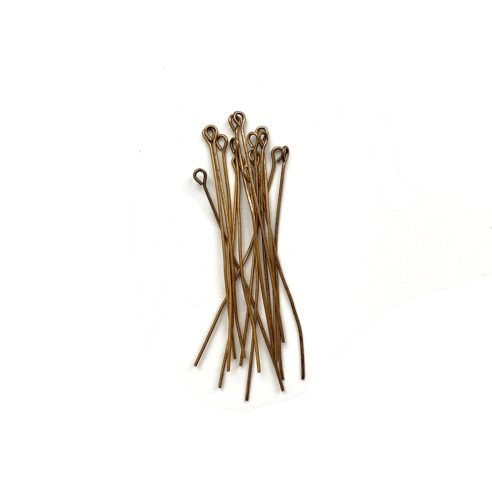 alt="1.5" Antique Gold Eye Pin"