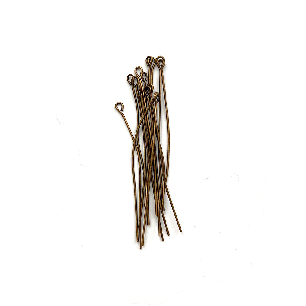 alt="1.5" antique brass eye pin"