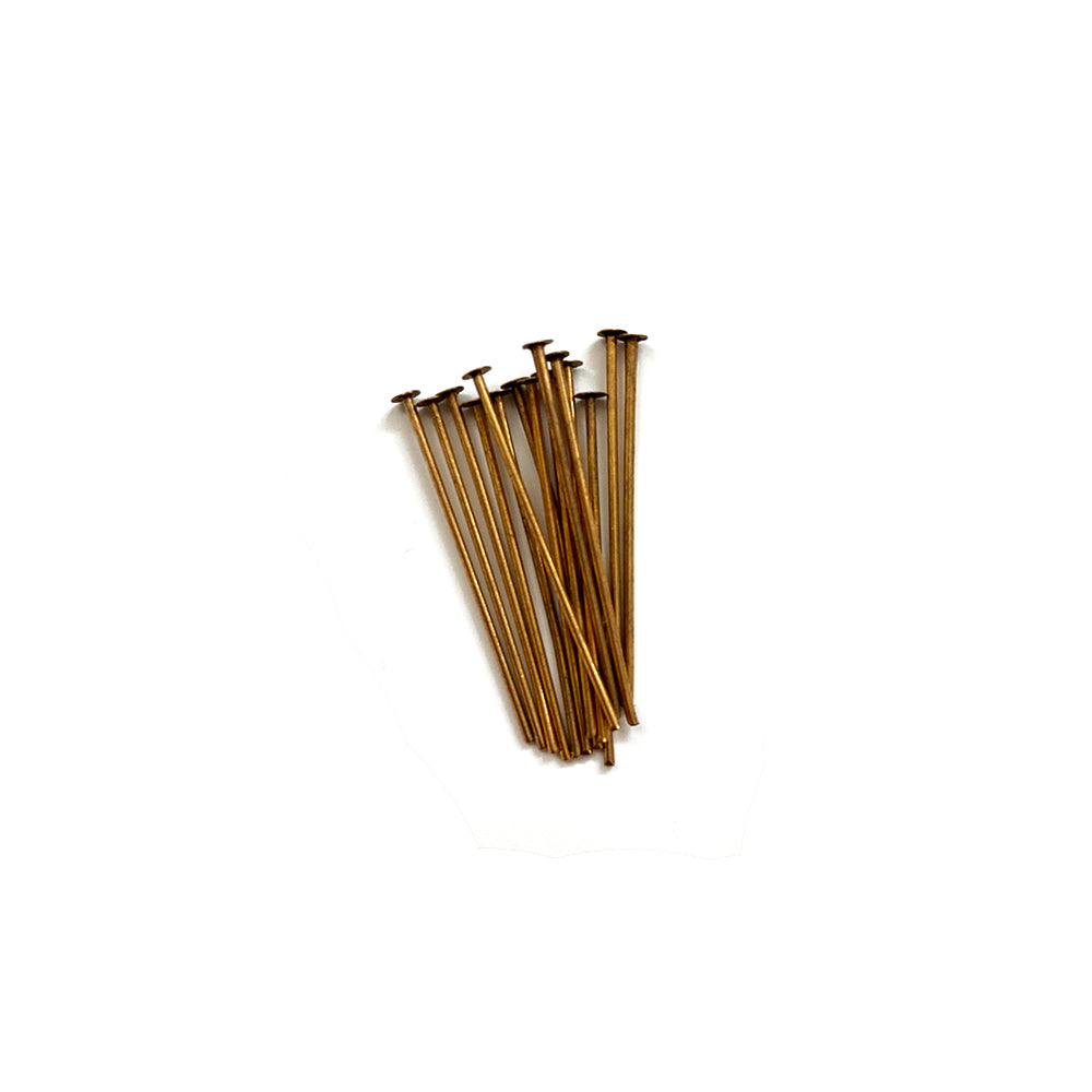 alt="antique gold 1" head pins"