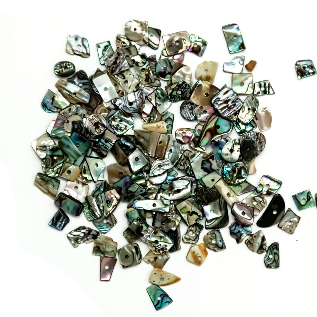 alt="Paua Shell Chip Beads"