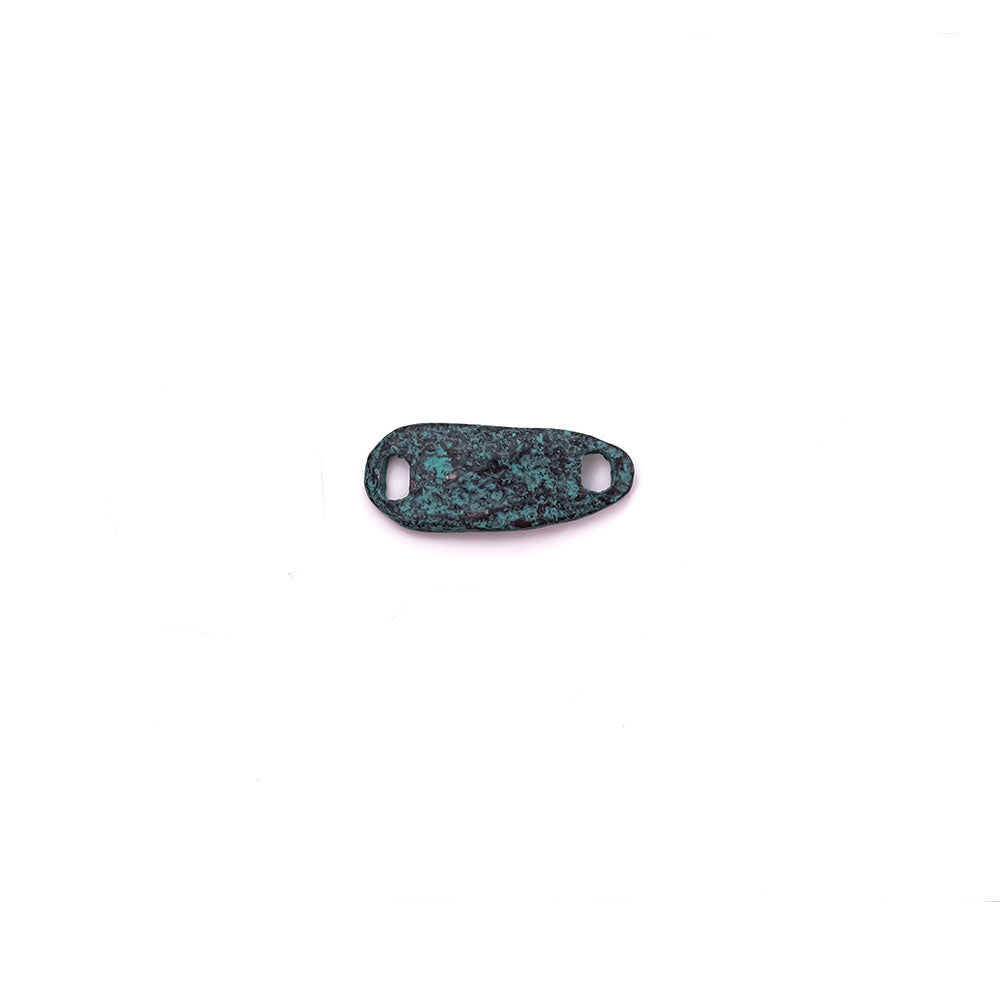 alt="elements of antiquity rustic patina two hole bar connector"