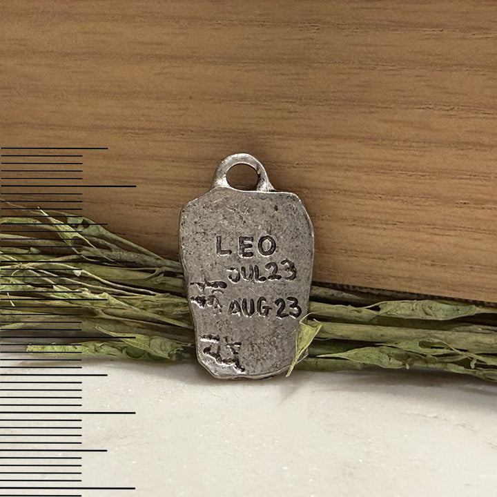 Antique Pewter Zodiac Tag Pendants