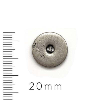 Antique Pewter Matte Large Button