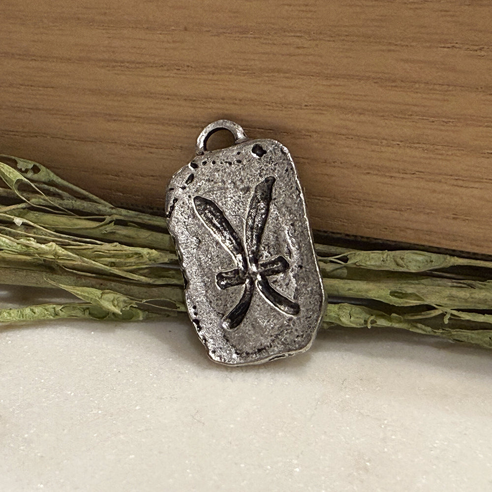 Antique Pewter Zodiac Tag Pendants
