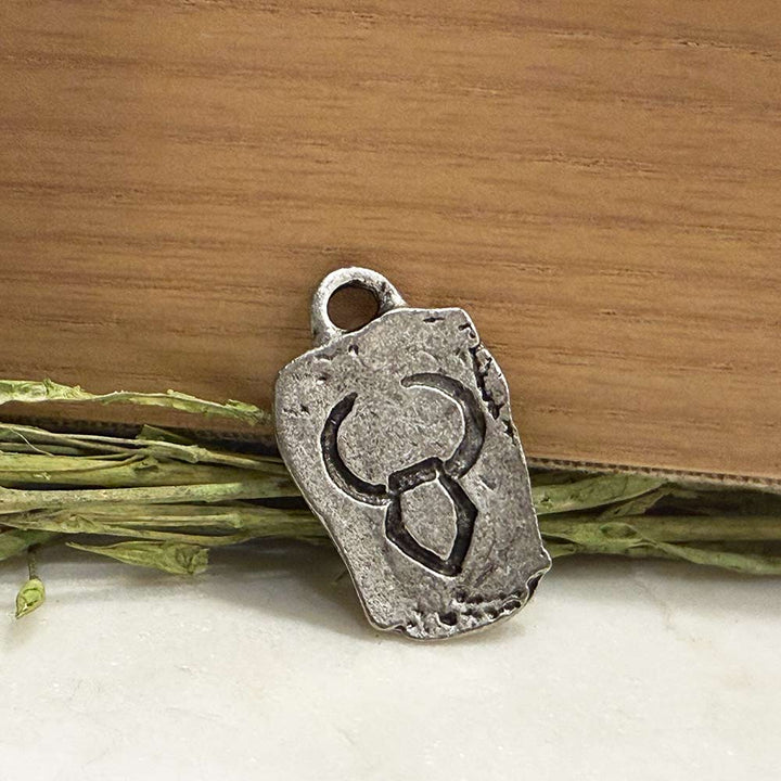 Antique Pewter Zodiac Tag Pendants