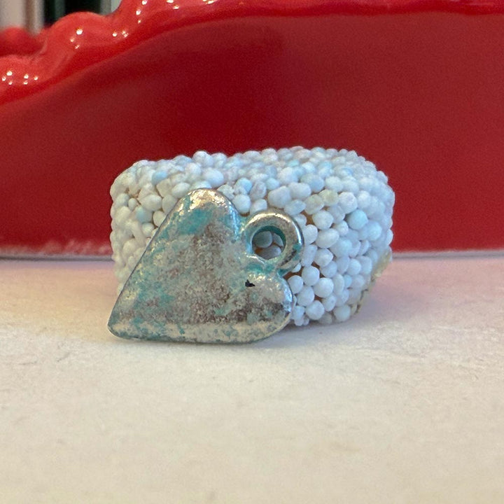 Artisan Verdigris Heart Charm