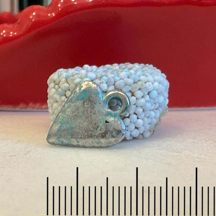 Artisan Verdigris Heart Charm