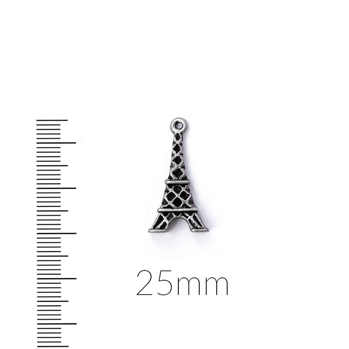 Antique Pewter Eiffel Tower Charm