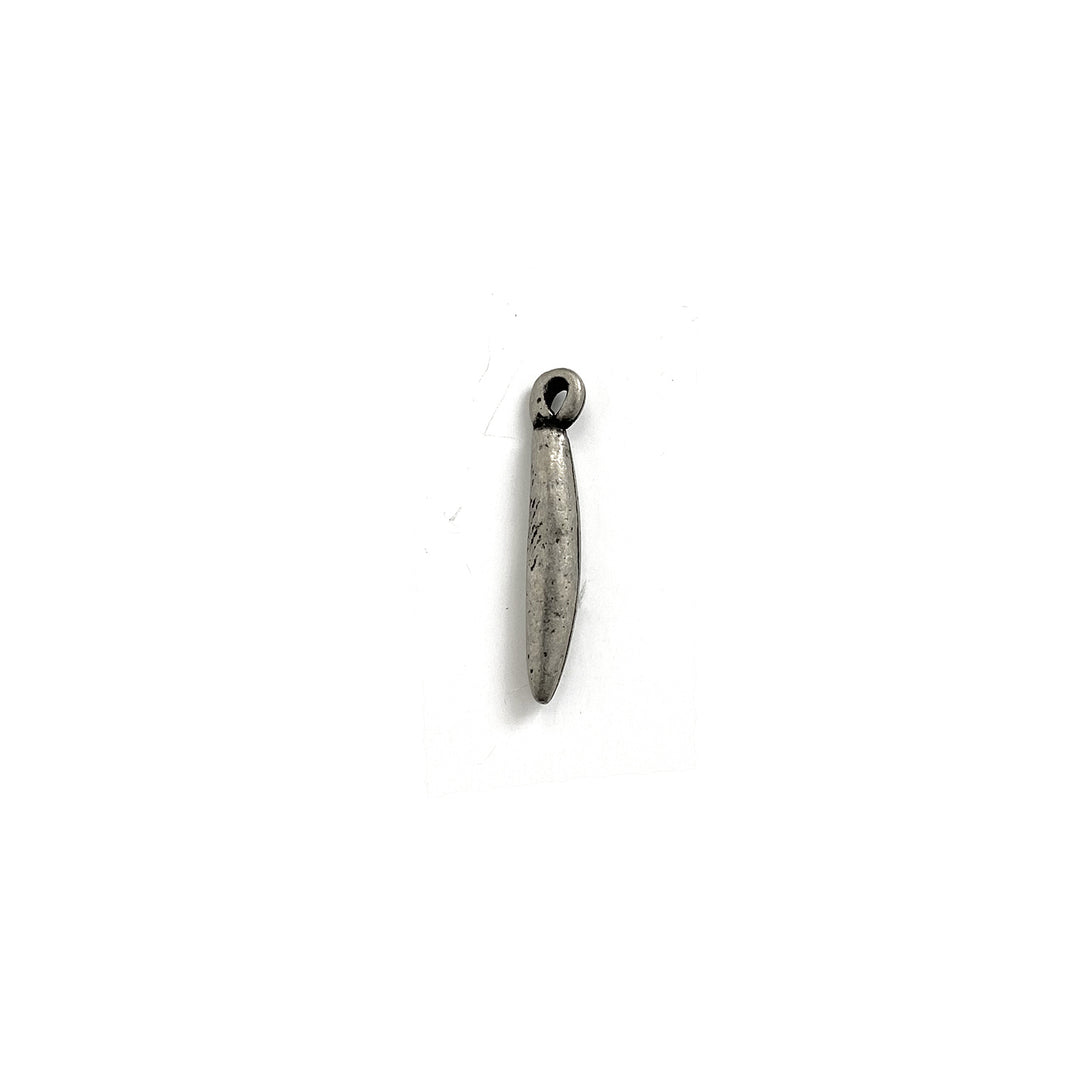 alt="Elements of Antiquity Antique Pewter Matte Dagger Charm"