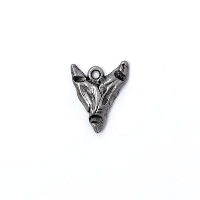 Antique Pewter Shark Tooth