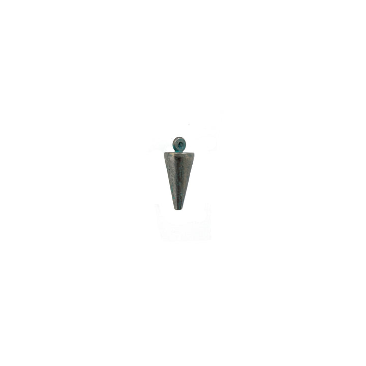 Artisan Verdigris Cone Charm