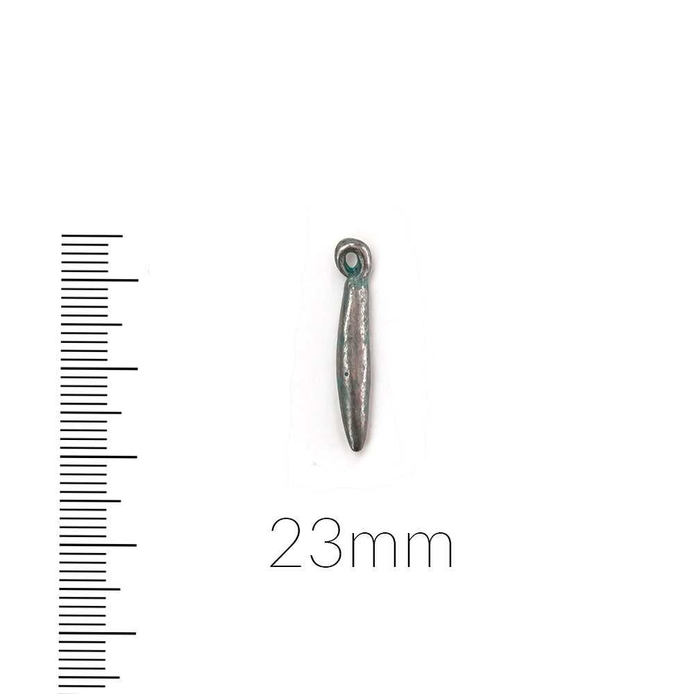 Artisan Verdigris Dagger Charm